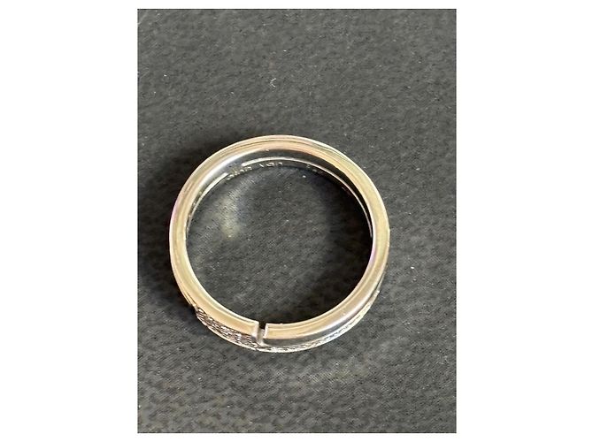 Dinh Van Seventies Ring aus Weißgold und Diamanten Größe 49 Silber - Ansicht 5
