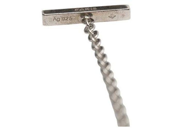 Collana SV925 Louis Vuitton M65363 Argento Metallico - vista 3