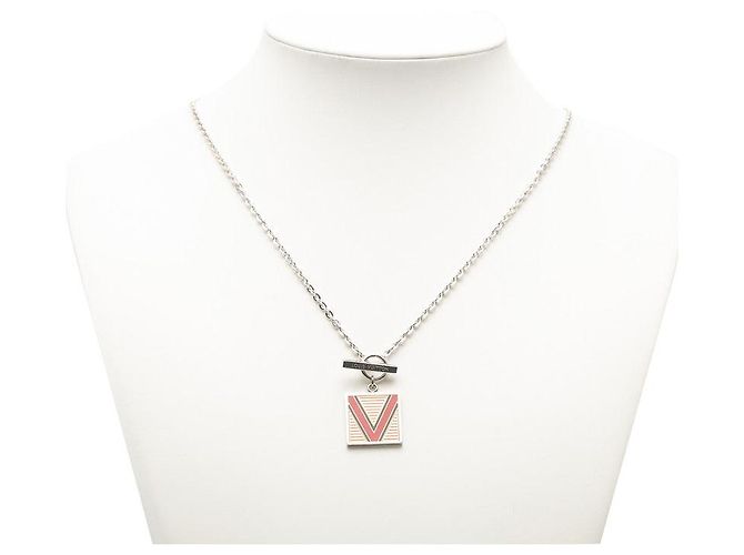 Collana SV925 Louis Vuitton M65363 Argento Metallico - vista 5