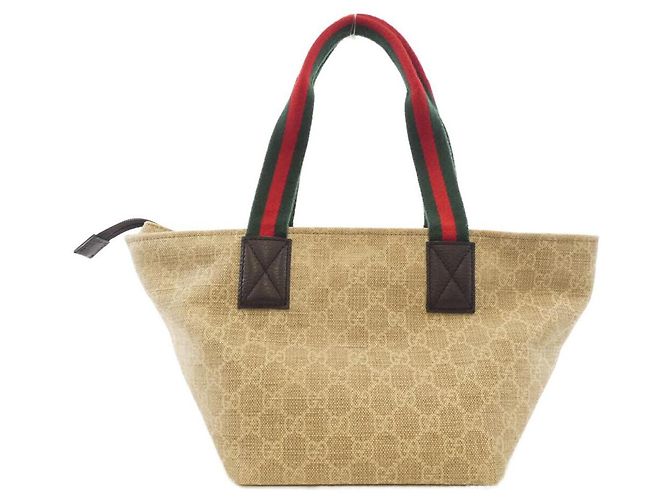 Borsa Gucci GG Canvas Marrone Beige - vista 2