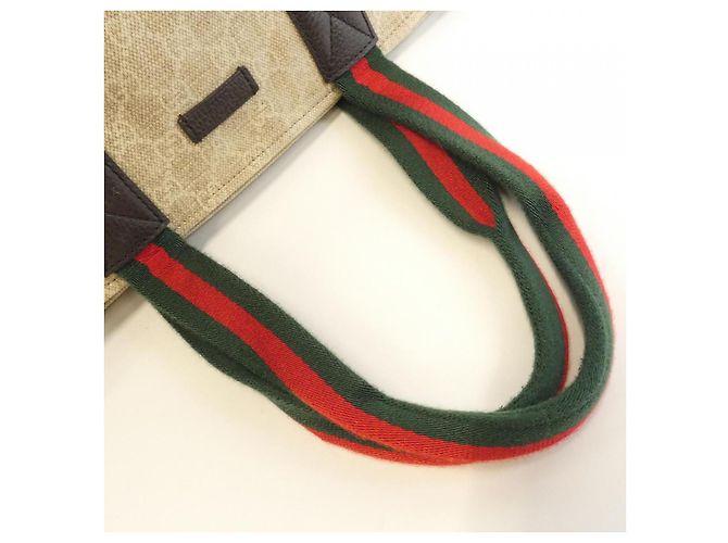 Borsa Gucci GG Canvas Marrone Beige - vista 5