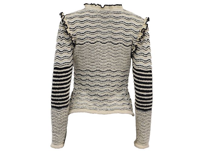 Gestreifter Strickpullover Shirin von Ulla Johnson aus mehrfarbigem Baumwollgarn Mehrfarben - Ansicht 4