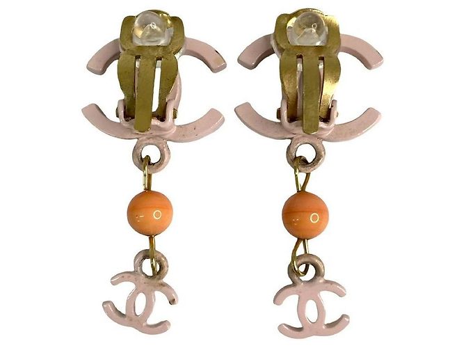 Timeless Chanel Coco Mark Ohrringe Accessoire Golden Metallisch - Ansicht 5