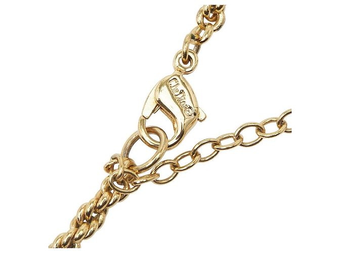 Christian Dior Collana Logo CD Dior D'oro Metallico - vista 5