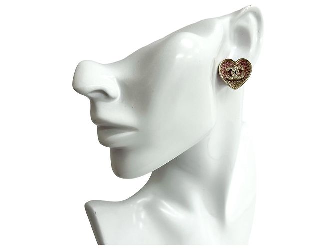 Timeless Chanel Coco Mark Ohrringe Golden Metallisch - Ansicht 2