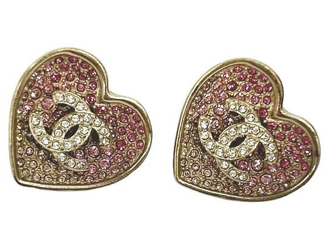 Timeless Chanel Coco Mark Ohrringe Golden Metallisch - Ansicht 4