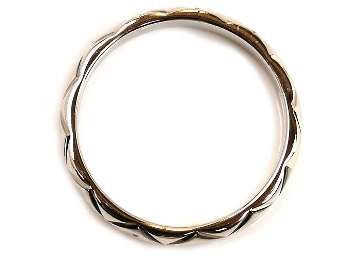 Timeless Chanel Matelassé Pt950 Platin-Diamantring Silber Metallisch - Ansicht 4