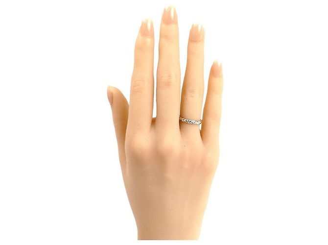 Timeless Chanel Matelassé Pt950 Platin-Diamantring Silber Metallisch - Ansicht 7