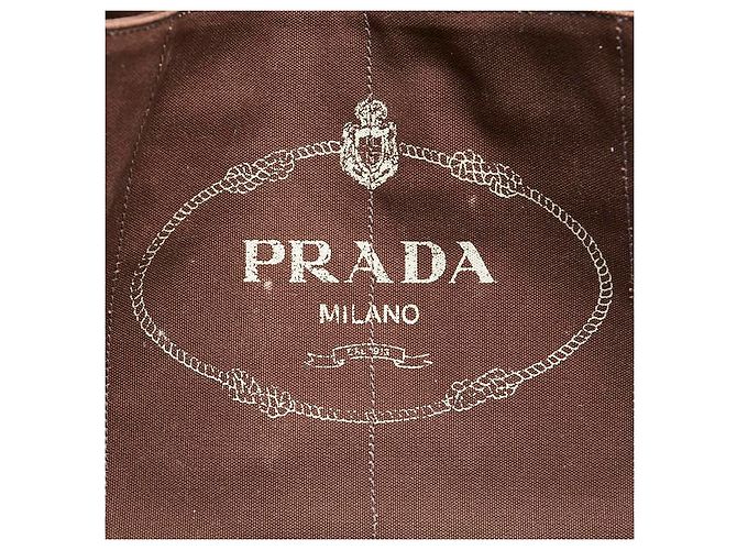 Prada Canapa Canvas Tote Bag Braun - Ansicht 10