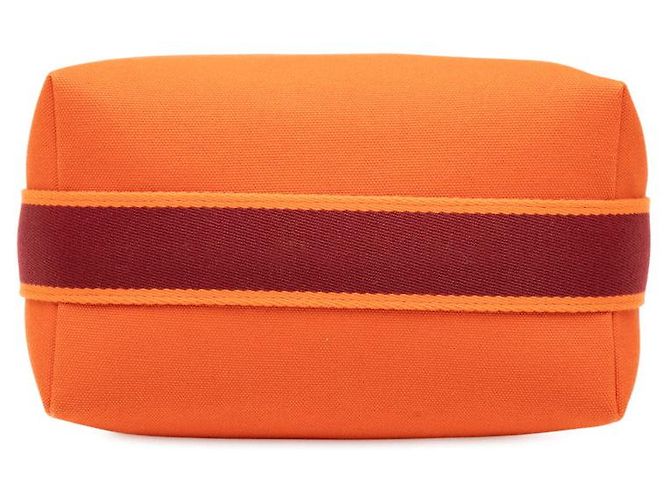 Borsa in cotone Bride a Brac di Hermès Arancione - vista 3