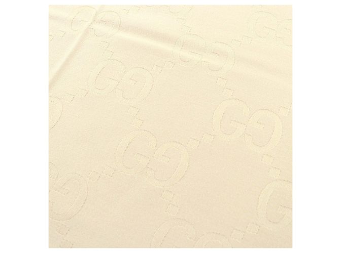 Sciarpa in lana jacquard GG di Gucci Marrone Beige - vista 3