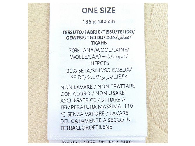 Sciarpa in lana jacquard GG di Gucci Marrone Beige - vista 8