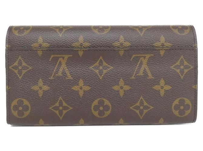 Slender Louis Vuitton Monogram Long Wallet Brown - view 2