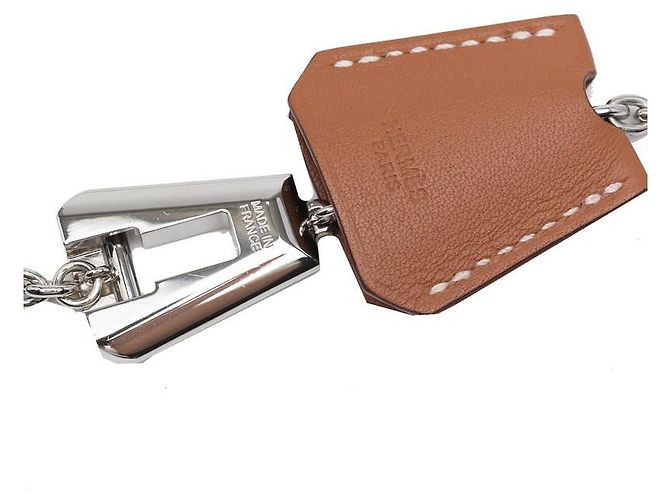 Collana Clochette Swift di Hermès Argento Metallico - vista 2