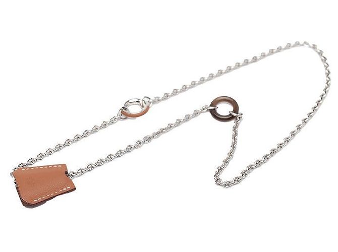 Collana Clochette Swift di Hermès Argento Metallico - vista 5
