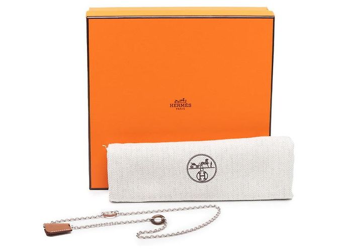 Collana Clochette Swift di Hermès Argento Metallico - vista 7