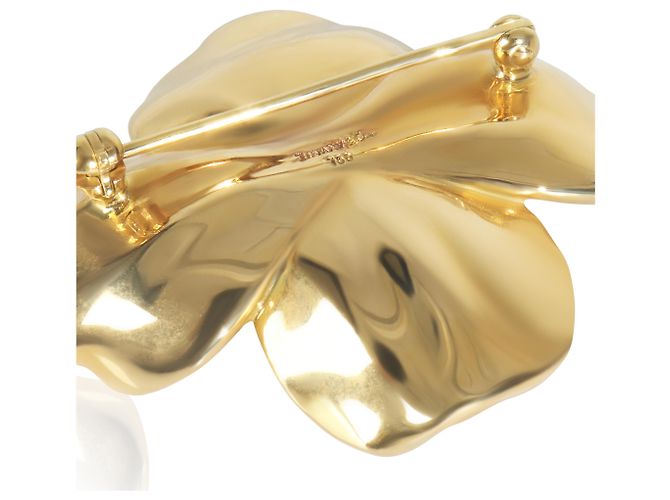 Broche Dogwood de Oro Amarillo Tiffany & Co. - vista 3