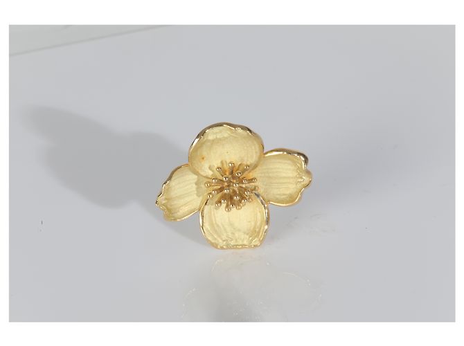 Broche Dogwood de Oro Amarillo Tiffany & Co. - vista 4