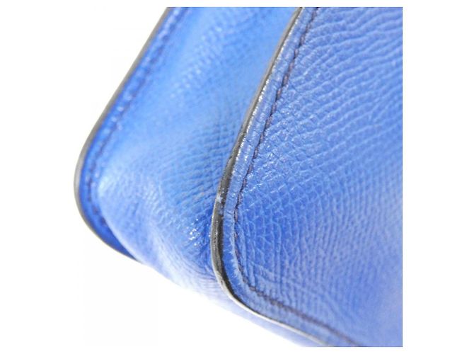 Hermès Borsa vita Hermes Cuir Chevre Mysore Blu - vista 4