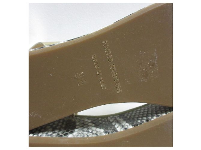 Autre Marque Sandali con piattaforma in python limitati Fabio Rusconi × Odette e Odile Verde - vista 6