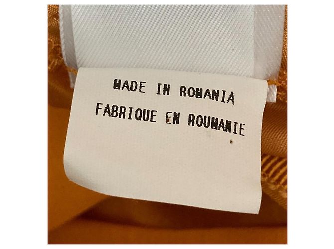 Autre Marque Falda de algodón y seda Paule Ka Naranja - vista 8