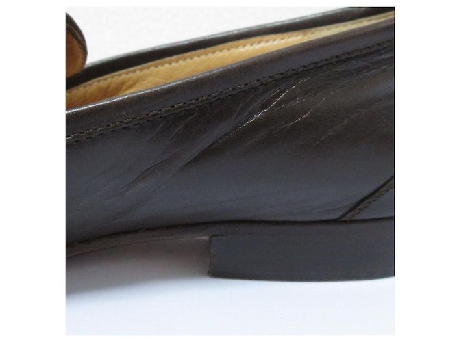 Constance Leder Slipper von Hermès Braun - Ansicht 15