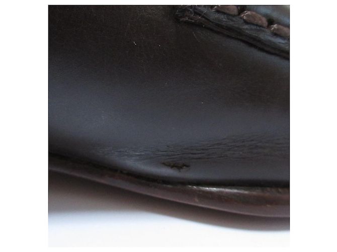 Constance Leder Slipper von Hermès Braun - Ansicht 19