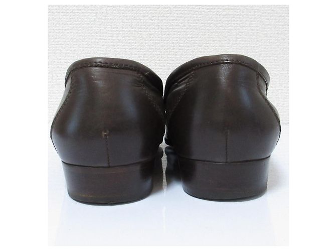 Constance Leder Slipper von Hermès Braun - Ansicht 7