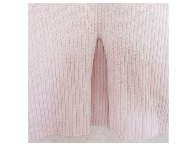 Autre Marque Rotes Rippenstrick-Top Pink - Ansicht 4