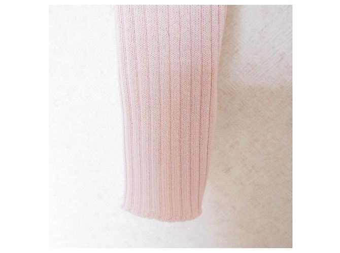 Autre Marque Rotes Rippenstrick-Top Pink - Ansicht 7