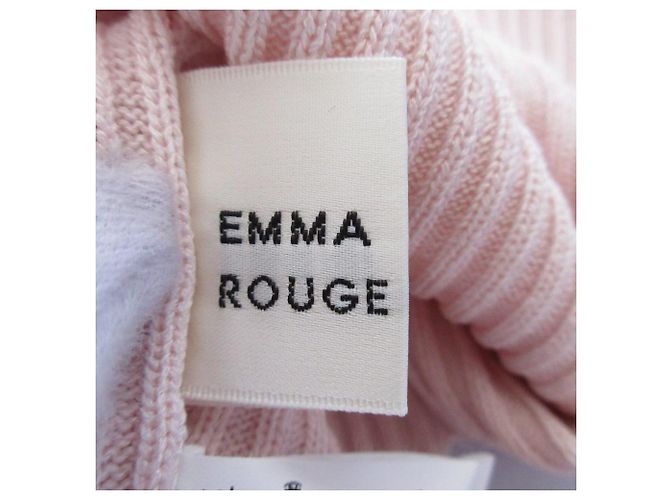 Autre Marque Rotes Rippenstrick-Top Pink - Ansicht 9