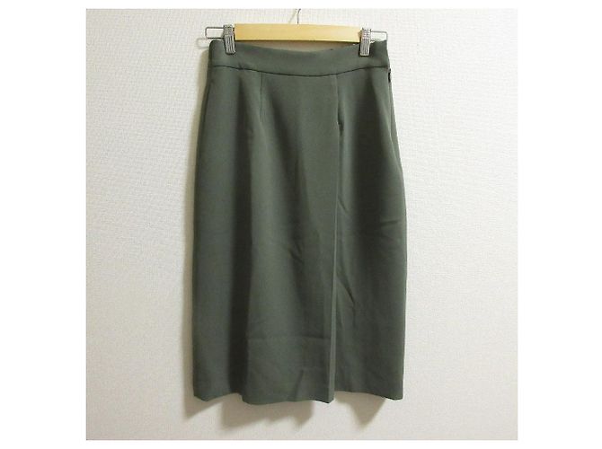 Autre Marque Falda lápiz de jersey doble SOEJU Verde Verde oliva - vista 3
