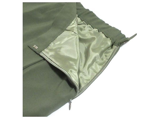 Autre Marque Falda lápiz de jersey doble SOEJU Verde Verde oliva - vista 4