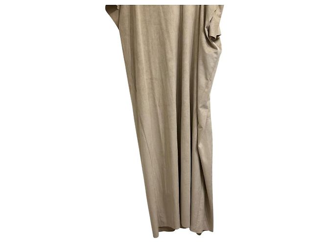 Autre Marque Vestido Maxi Asimétrico AERON Beige - vista 4