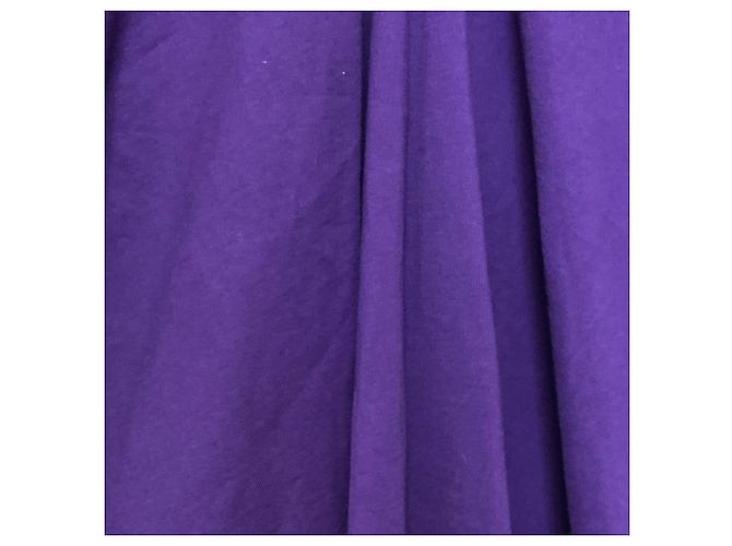 Autre Marque Top a maniche corte in jersey di cotone Drawer Porpora - vista 2