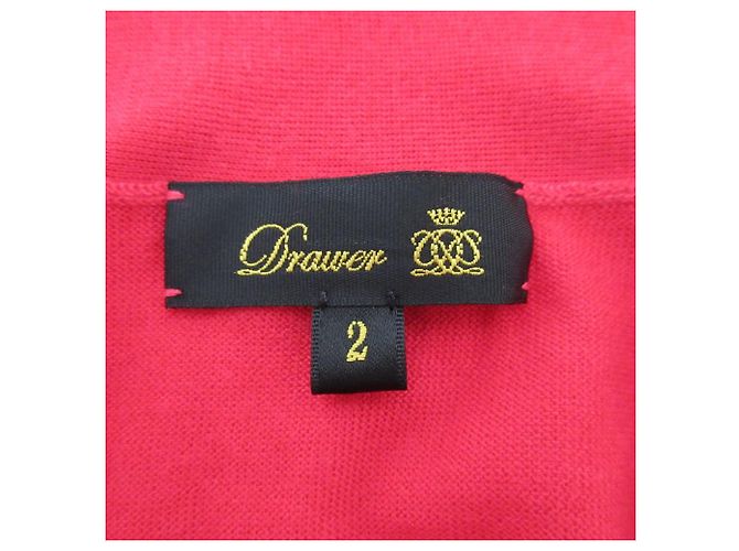 Autre Marque Cardigan V in Cashmere e Seta 18G Drawer Rosso - vista 6