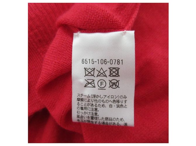 Autre Marque Cardigan V in Cashmere e Seta 18G Drawer Rosso - vista 7