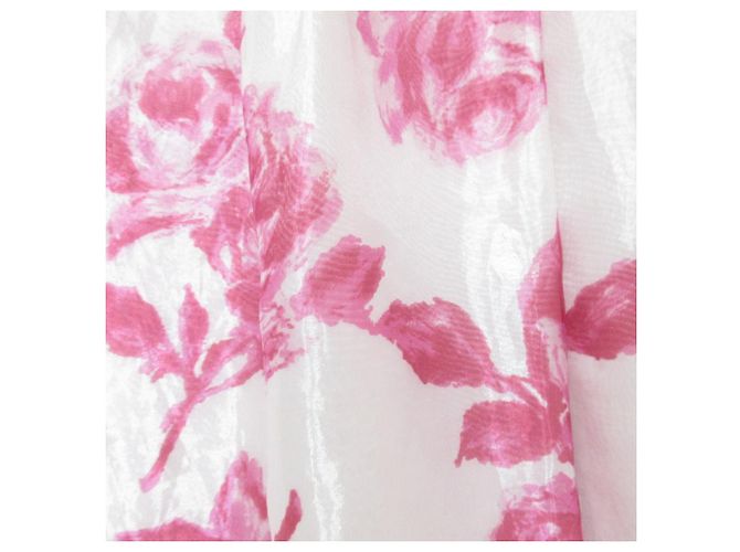 Autre Marque Falda de organza con estampado de flores M'S GRACY Rosa - vista 4