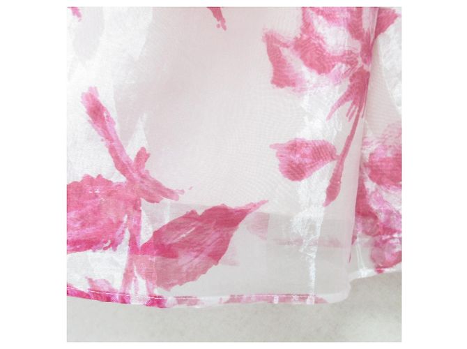 Autre Marque Falda de organza con estampado de flores M'S GRACY Rosa - vista 5