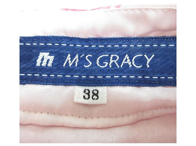 Autre Marque Falda de organza con estampado de flores M'S GRACY Rosa - vista 6