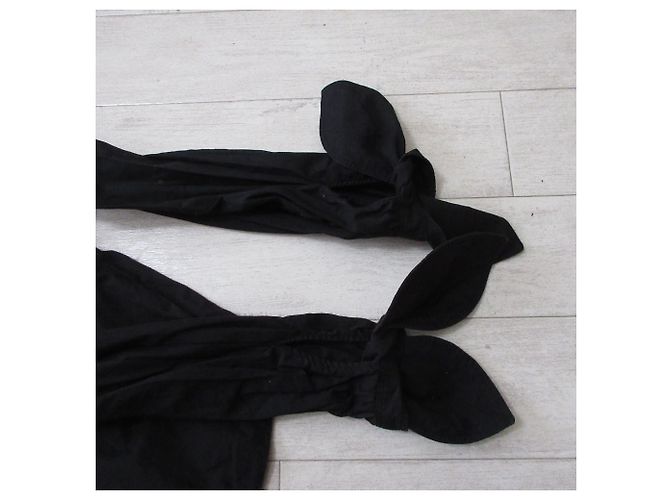 Autre Marque Pullover mit Ärmeln und Band TEN×Ron Herman Schwarz - Ansicht 3