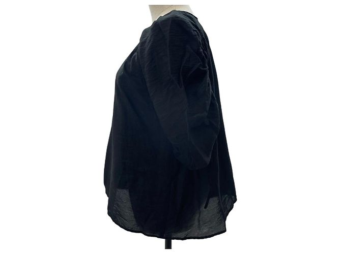 Autre Marque Blusa Recolectada EMMEL REFINES Negro - vista 2