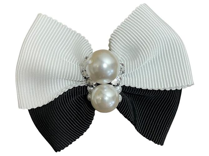 Autre Marque Set di spille in visone con cuore in nastro e fiore Rene Nero - vista 12
