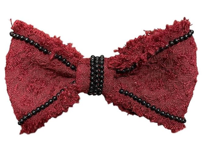 Autre Marque Set di spille in visone con cuore in nastro e fiore Rene Nero - vista 17