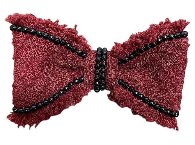 Autre Marque Set di spille in visone con cuore in nastro e fiore Rene Nero - vista 18