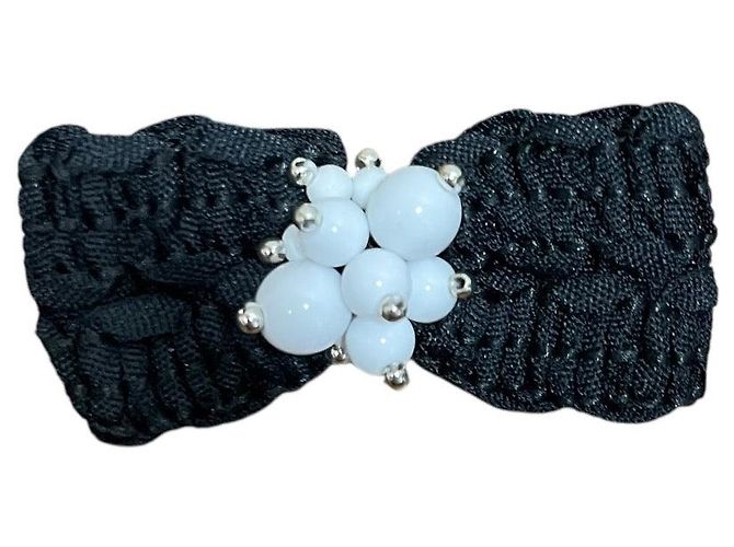 Autre Marque Set di spille in visone con cuore in nastro e fiore Rene Nero - vista 19