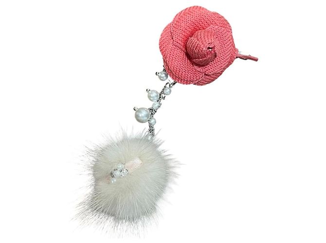 Autre Marque Set di spille in visone con cuore in nastro e fiore Rene Nero - vista 5