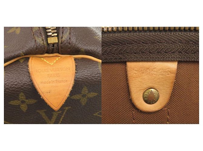 Borsa Boston Keepall 50 Monogram Louis Vuitton Marrone Monogramma - vista 10
