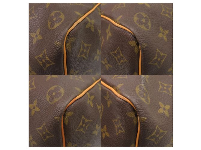 Borsa Boston Keepall 50 Monogram Louis Vuitton Marrone Monogramma - vista 4