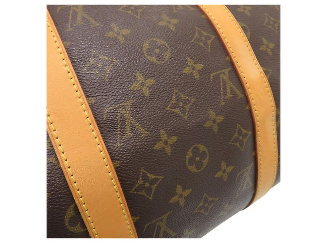 Borsa Boston Keepall 50 Monogram Louis Vuitton Marrone Monogramma - vista 9